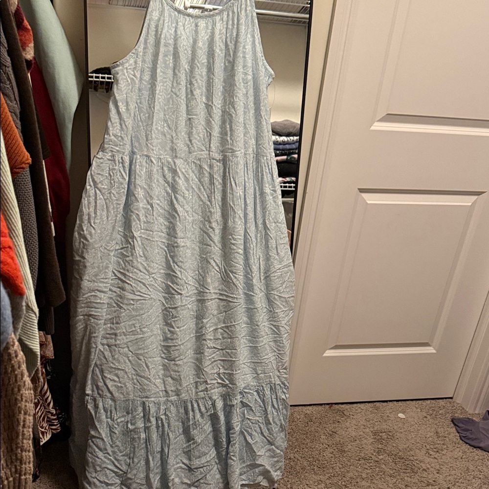 Dip Sky Blue Floral Dress